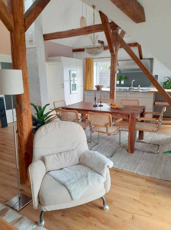 Luxurioeses Loft Mit Schoenem Blick Тремсбюттель Экстерьер фото